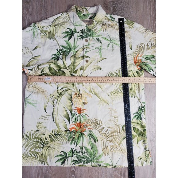 Tommy Bahama Original Fit Men's M Casual Button Shirt Pocket Silk Hawaiian SS - Picture 5 of 11